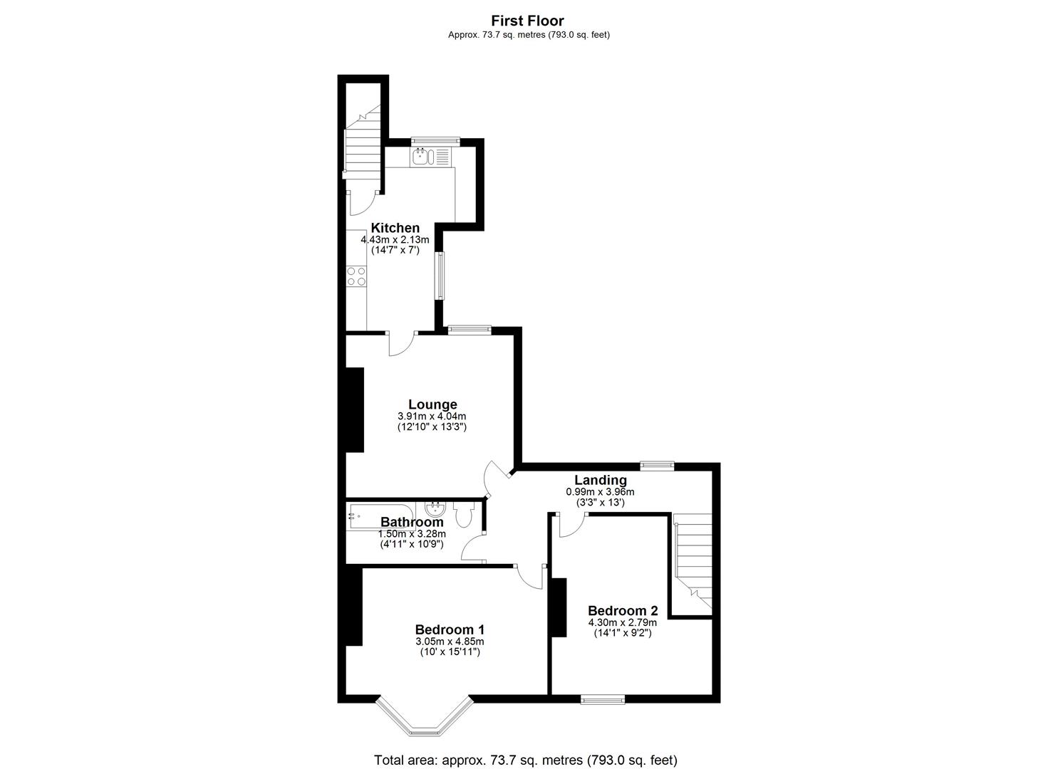 Floorplan.Grey Street, North Shields